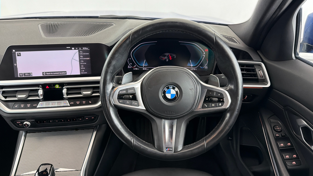 BMW 3 Series 2.0 320D Mht M Sport Saloon Hybrid CX71YCK Blue #5