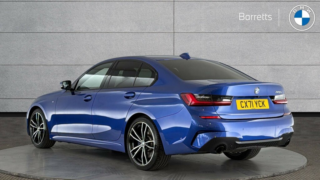 BMW 3 Series 2.0 320D Mht M Sport Saloon Hybrid CX71YCK Blue #2