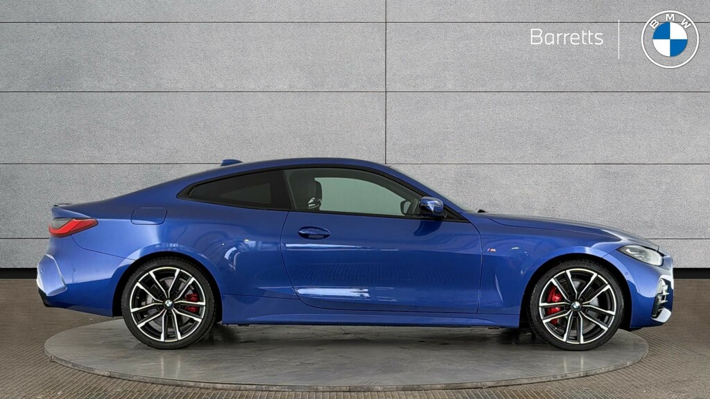 BMW 4 Series Gran Coupe 2.0 420D Mht M Sport Coupe Hybrid YG72WUV Blue #3