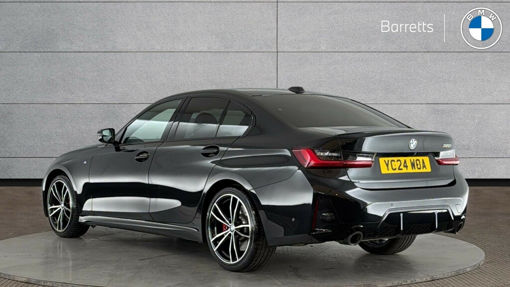 BMW 3 Series 2.0 320I M Sport Saloon Euro 6 S YC24WOA Black #2
