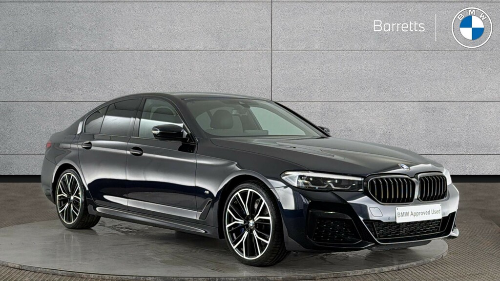 BMW 5 Series 2.0 520D Mht M Sport Saloon Hybrid Step Black