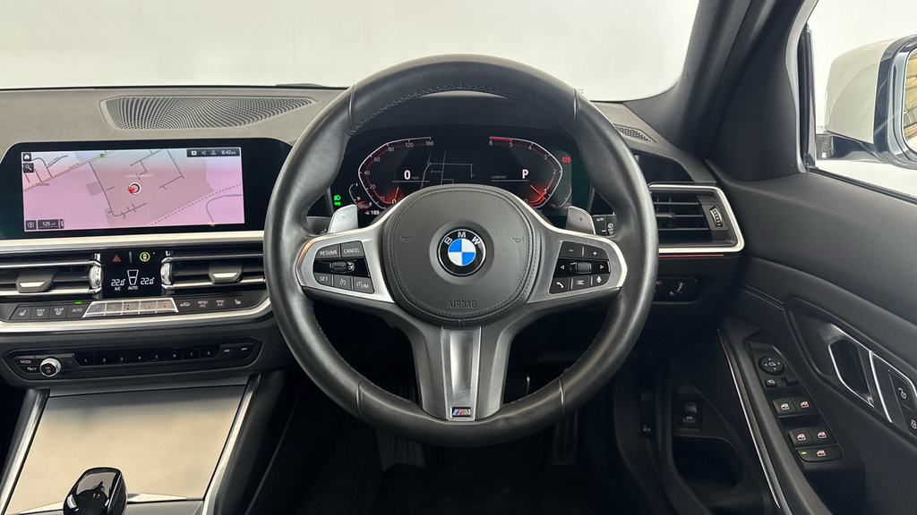 BMW 3 Series 2.0 320D Mht M Sport Touring Hybrid Aut White #5