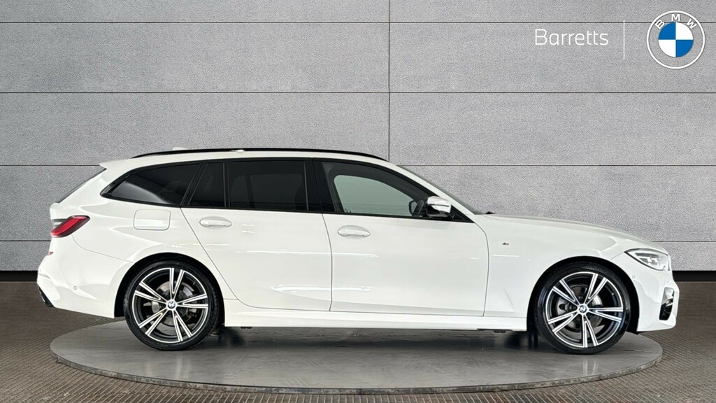 BMW 3 Series 2.0 320D Mht M Sport Touring Hybrid Aut White #3