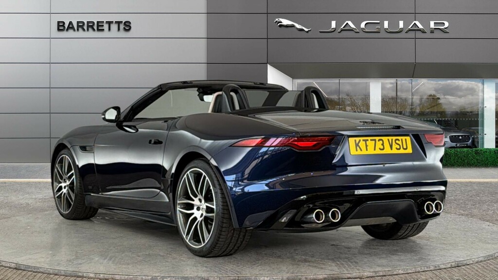 Jaguar F-Type 5.0 V8 75 Convertible Awd Euro 6 Blue #2
