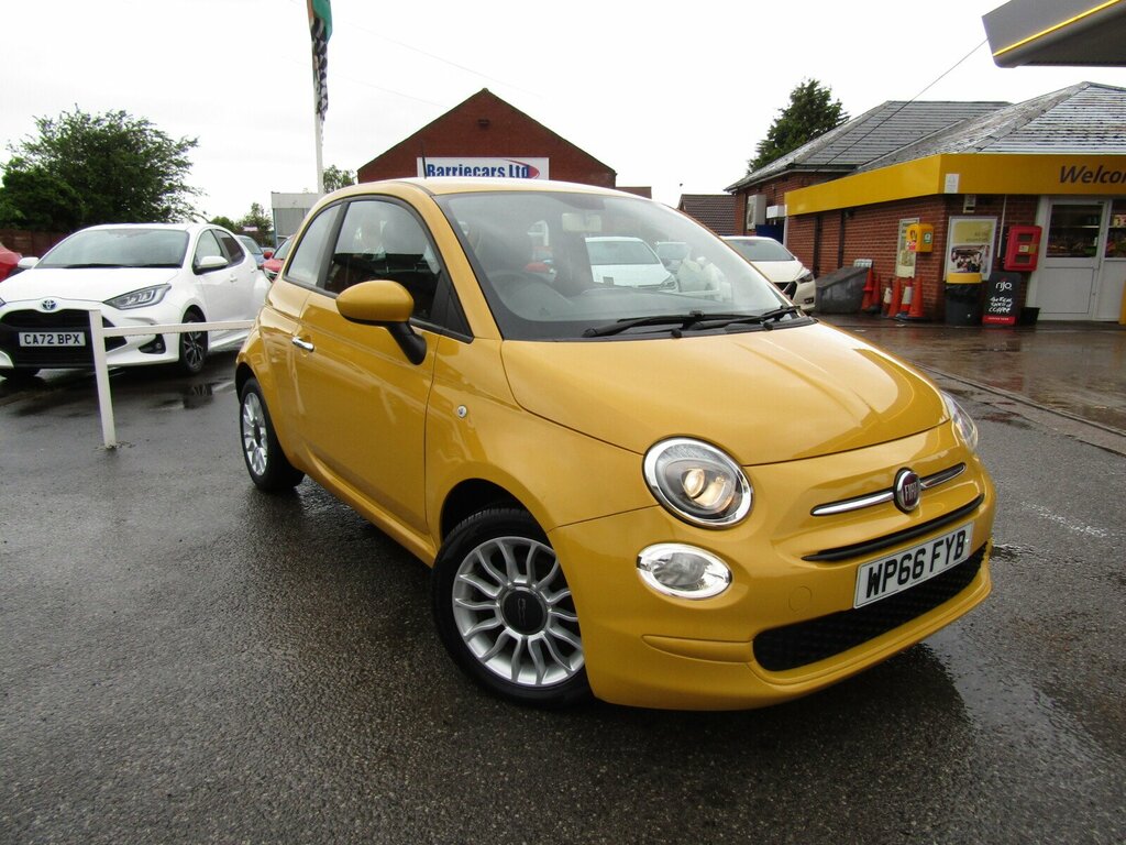 Fiat 500 1.2 Eco Pop Star Euro 6 S S Yellow #4