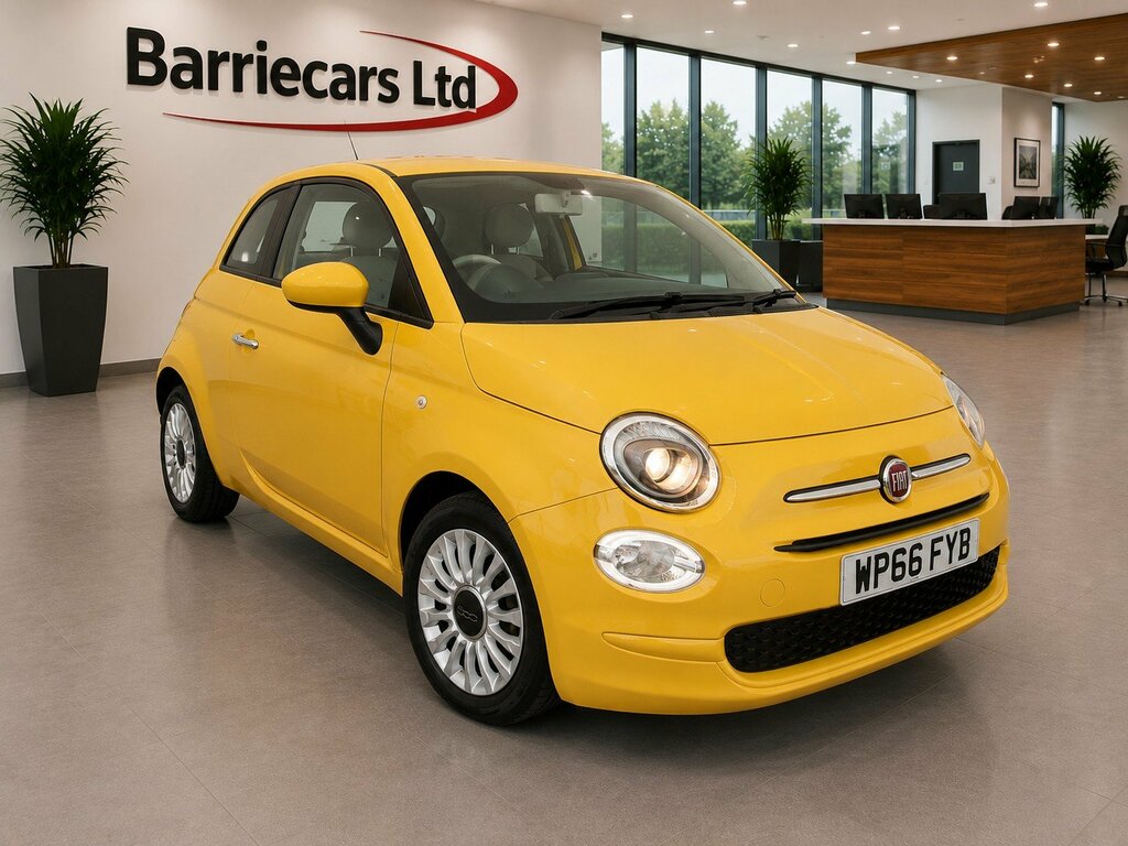 Fiat 500 1.2 Eco Pop Star Euro 6 S S Yellow