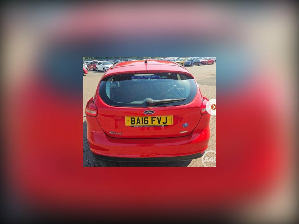 Ford Focus 1.0T Ecoboost Zetec Euro 6 Ss BA16FVJ Red #2
