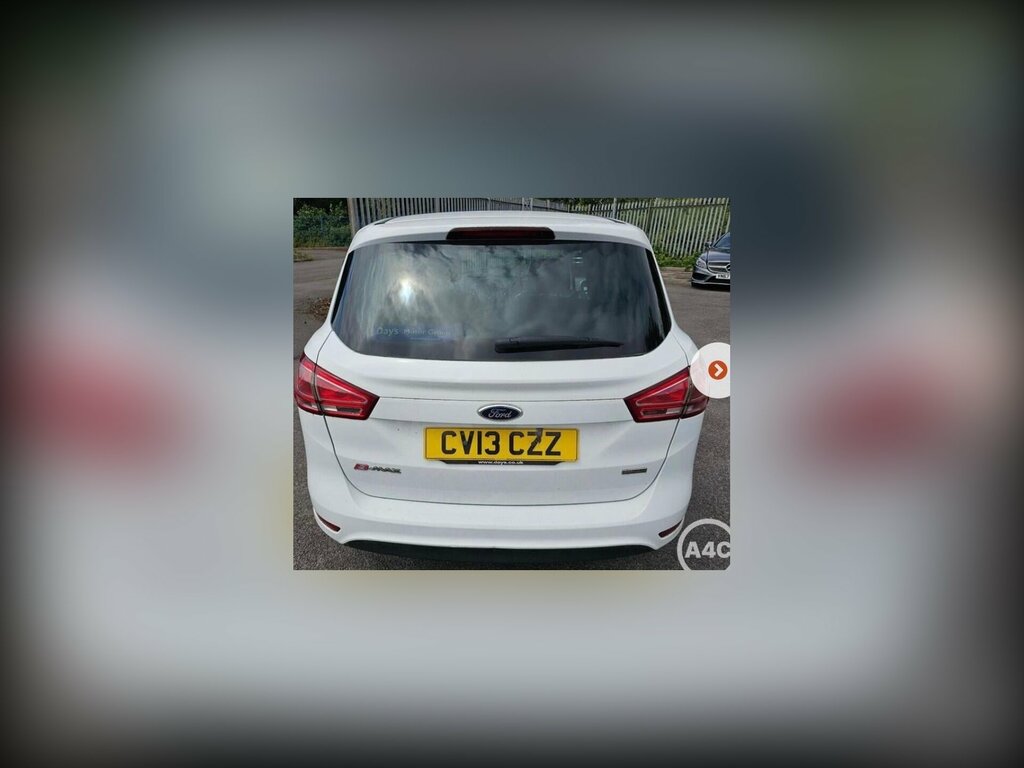 Ford B-Max 1.0T Ecoboost Zetec Euro 5 White #4