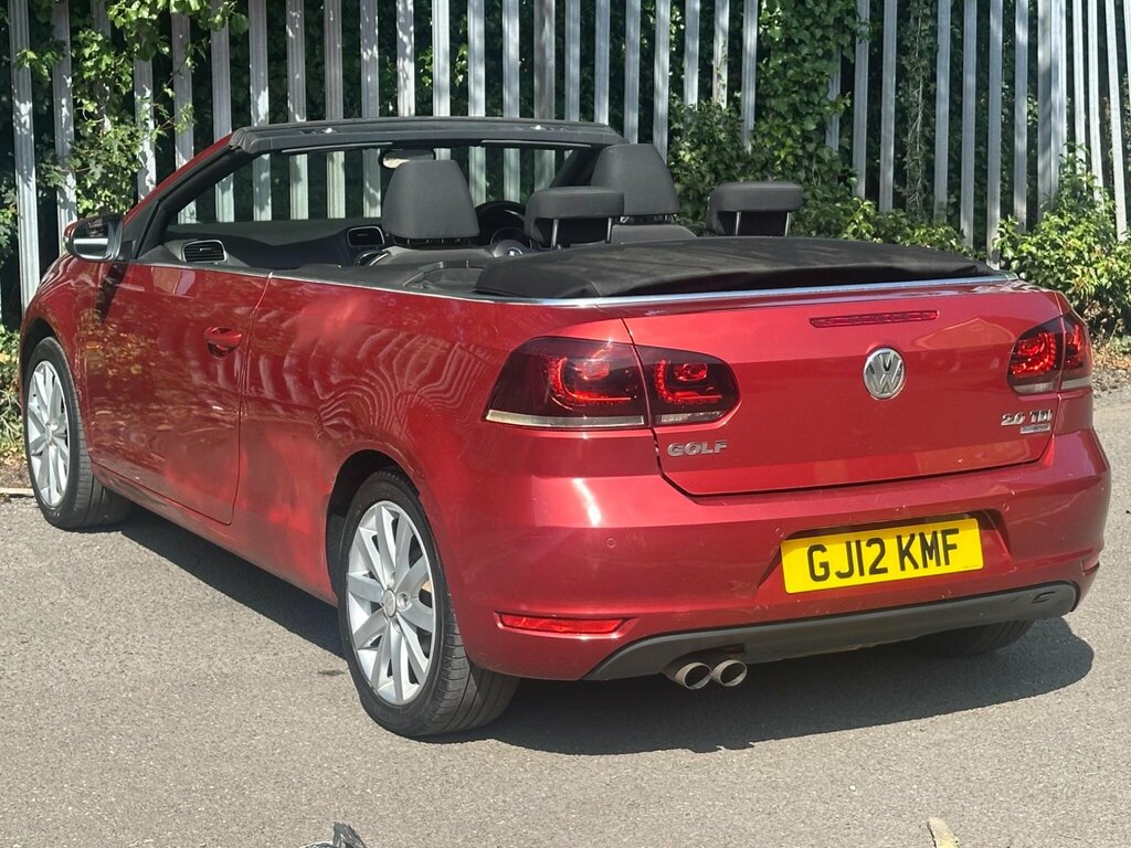 Volkswagen Golf 2.0 Tdi Bluemotion Tech Se Cabriolet Dsg Euro 5 S Red #5