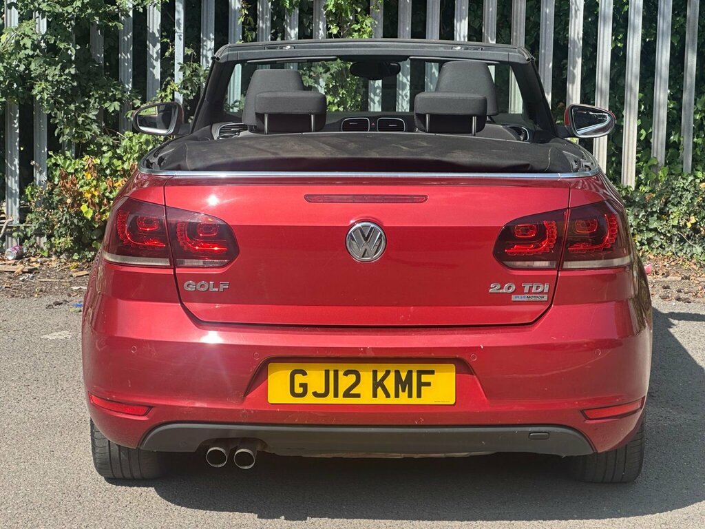 Volkswagen Golf 2.0 Tdi Bluemotion Tech Se Cabriolet Dsg Euro 5 S Red #4