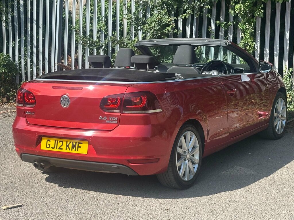 Volkswagen Golf 2.0 Tdi Bluemotion Tech Se Cabriolet Dsg Euro 5 S Red #3