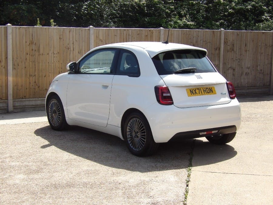 Fiat 500E 42Kwh Icon Hatchback White #4