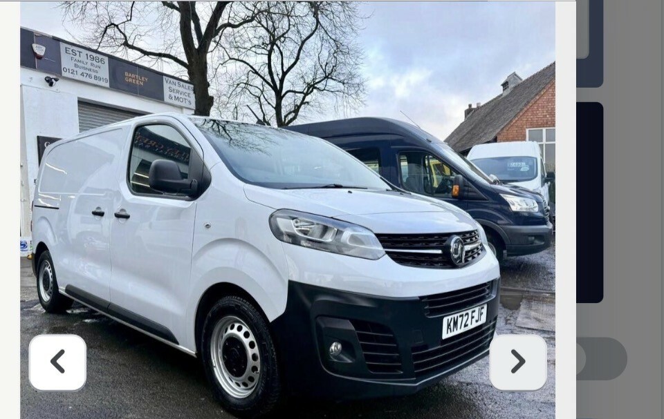 Vauxhall Vivaro 2900 1.5D 100Ps Dynamic H1 Van - White #20