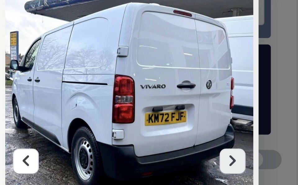 Vauxhall Vivaro 2900 1.5D 100Ps Dynamic H1 Van - White #15