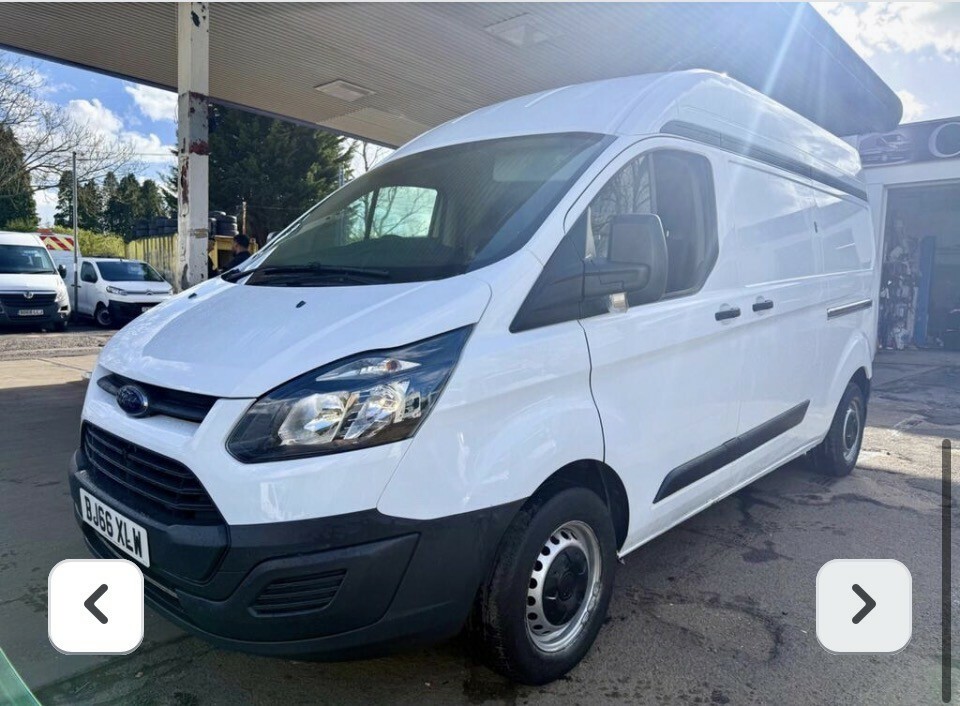 Ford Transit Custom Panel Van Lwb High Top 2.0 Tdci 310 Ideal For Camp BJ66XLW #2