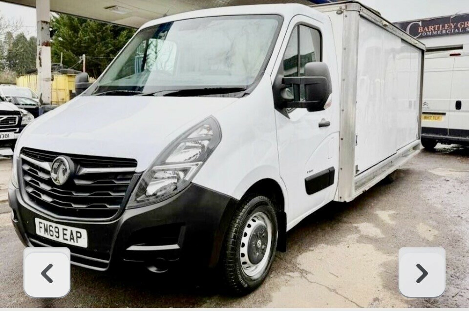 Vauxhall Movano Chassis Cab Box Van 2.3 Cdti 3500 Biturbo 202069 
