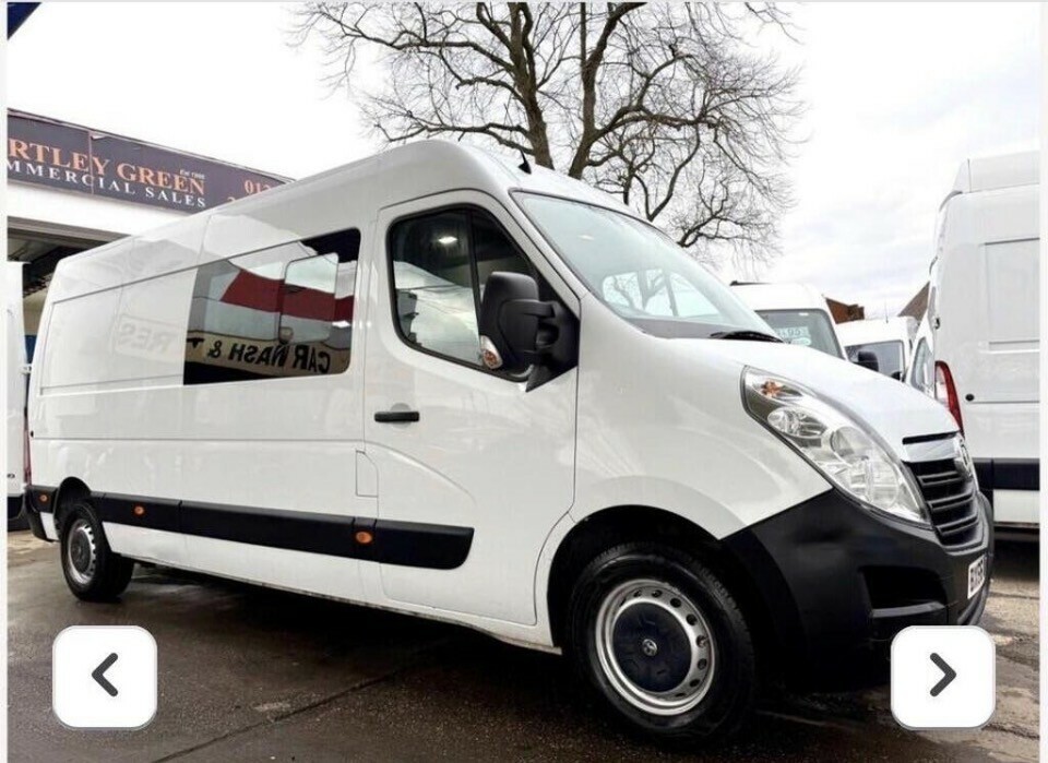 Vauxhall Movano Combi Van Combi Van X 6 Seats Ex Ministry Ideal Ca 