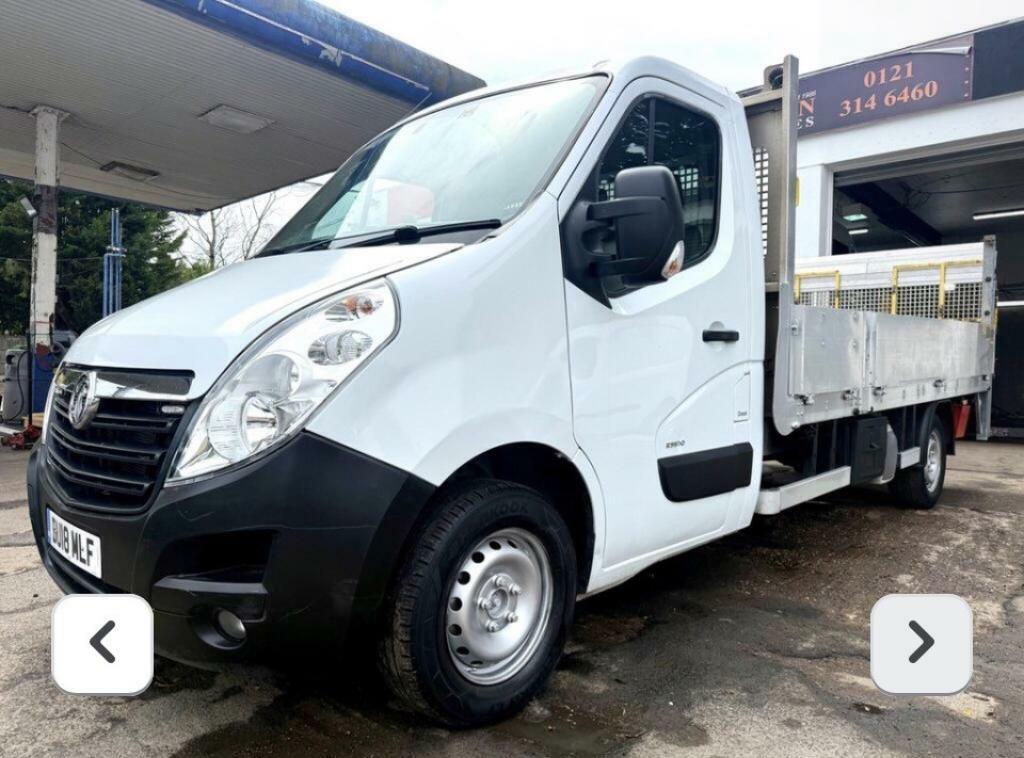 Vauxhall Movano F3500 Cdti 130 L3 Lwb Low Loader Platform Cab Luto White #13