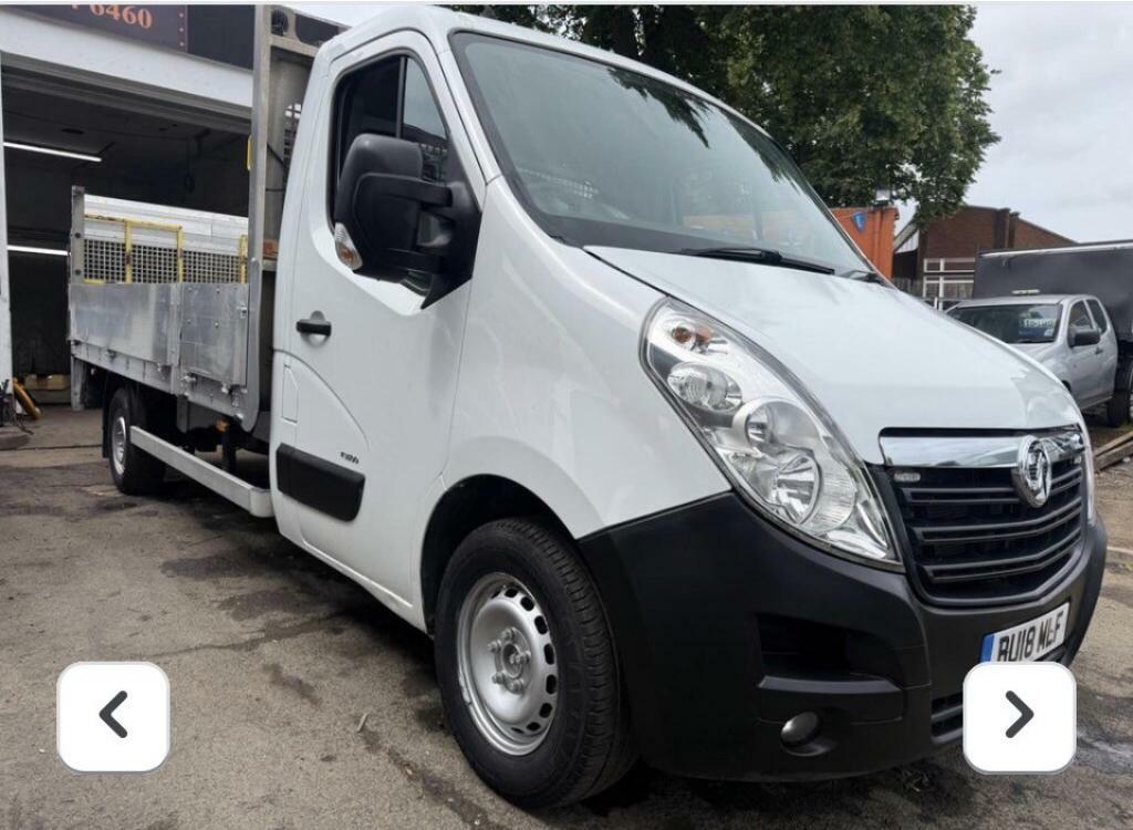 Vauxhall Movano F3500 Cdti 130 L3 Lwb Low Loader Platform Cab Luto White #12