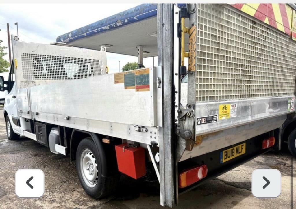 Vauxhall Movano F3500 Cdti 130 L3 Lwb Low Loader Platform Cab Luto White #14