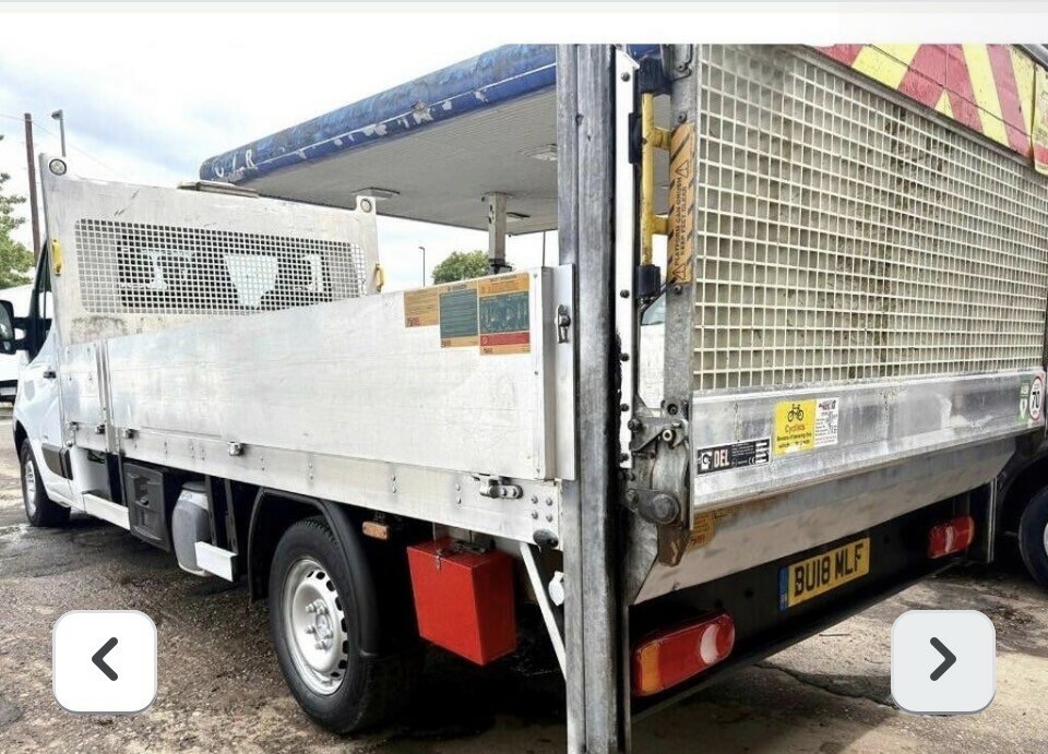 Vauxhall Movano F3500 Cdti 130 L3 Lwb Low Loader Platform Cab Luto White #10