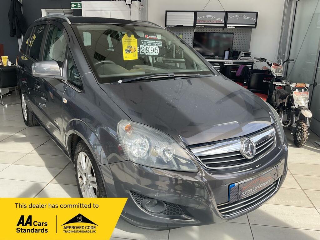 Vauxhall Zafira Design GY62GWJ Grey