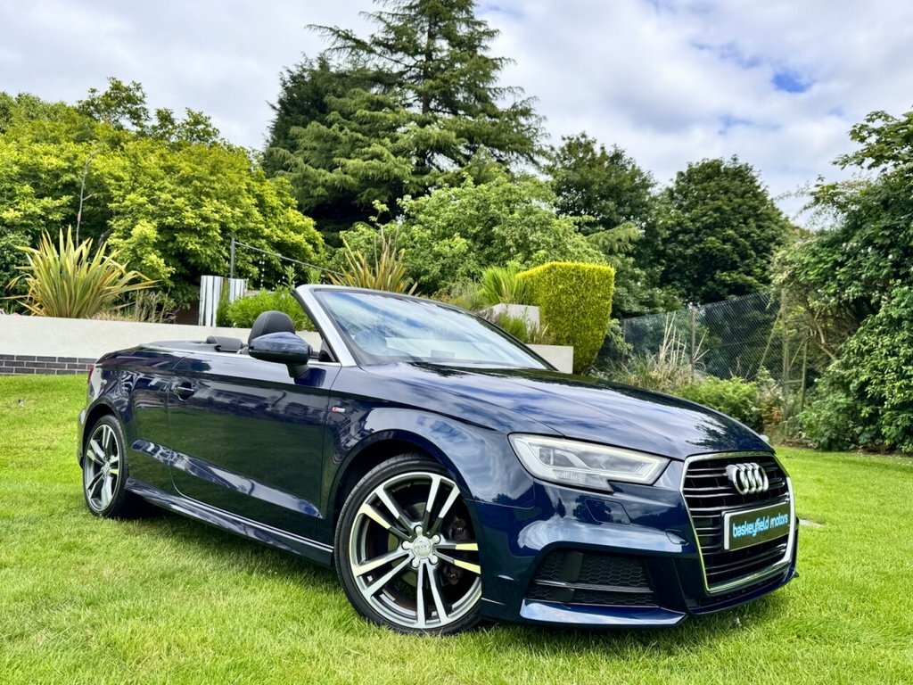 Audi A3 Cabriolet 2L S Line Blue
