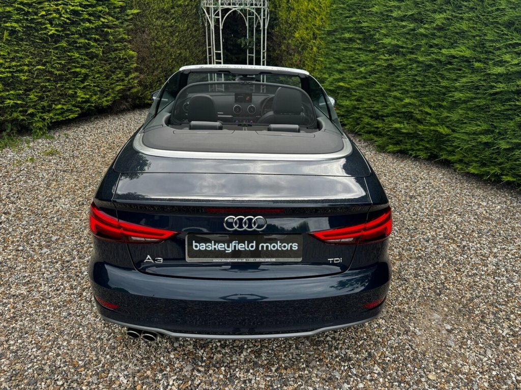 Audi A3 Cabriolet 2L S Line Blue #3