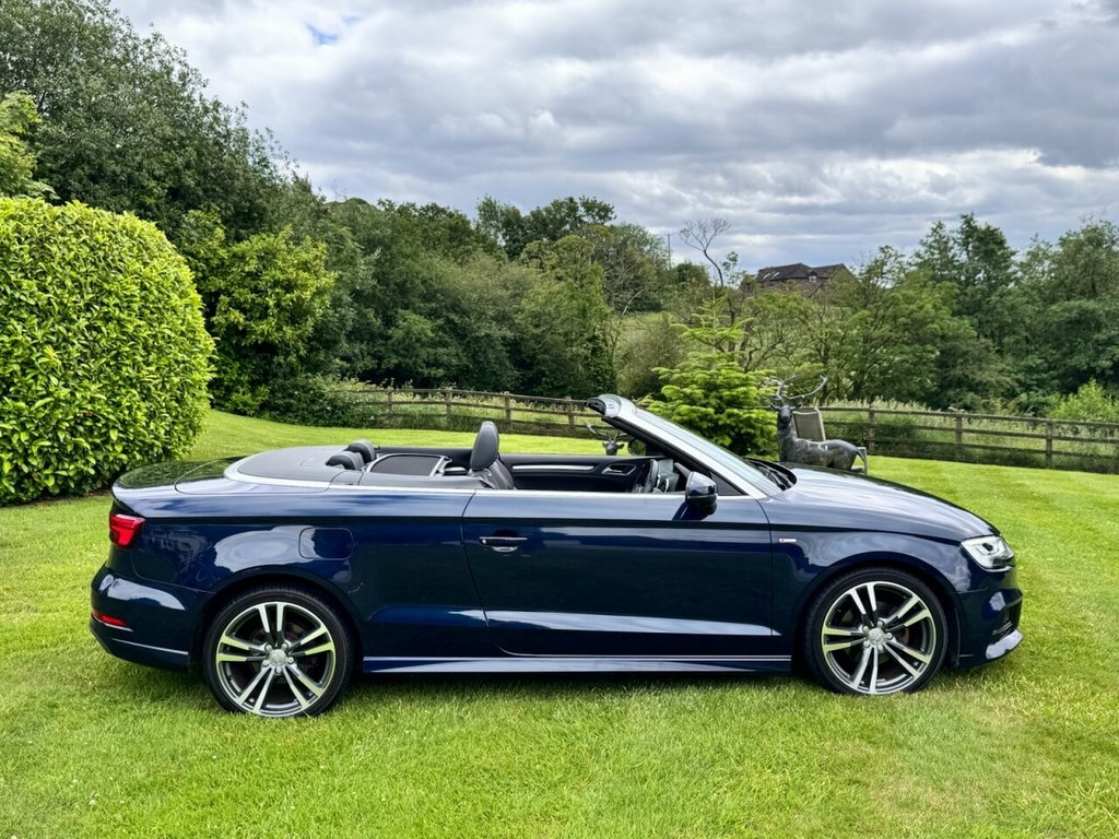 Audi A3 Cabriolet 2L S Line Blue #5