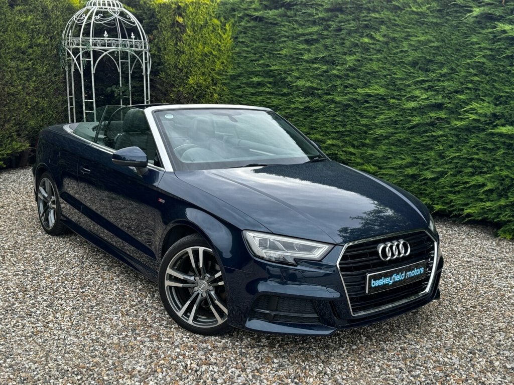 Audi A3 Cabriolet 2L S Line Blue