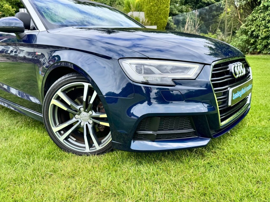 Audi A3 Cabriolet 2L S Line Blue #2