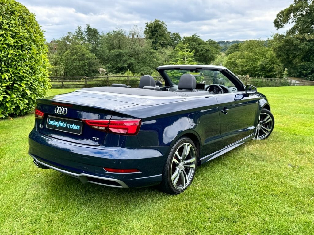Audi A3 Cabriolet 2L S Line Blue #4