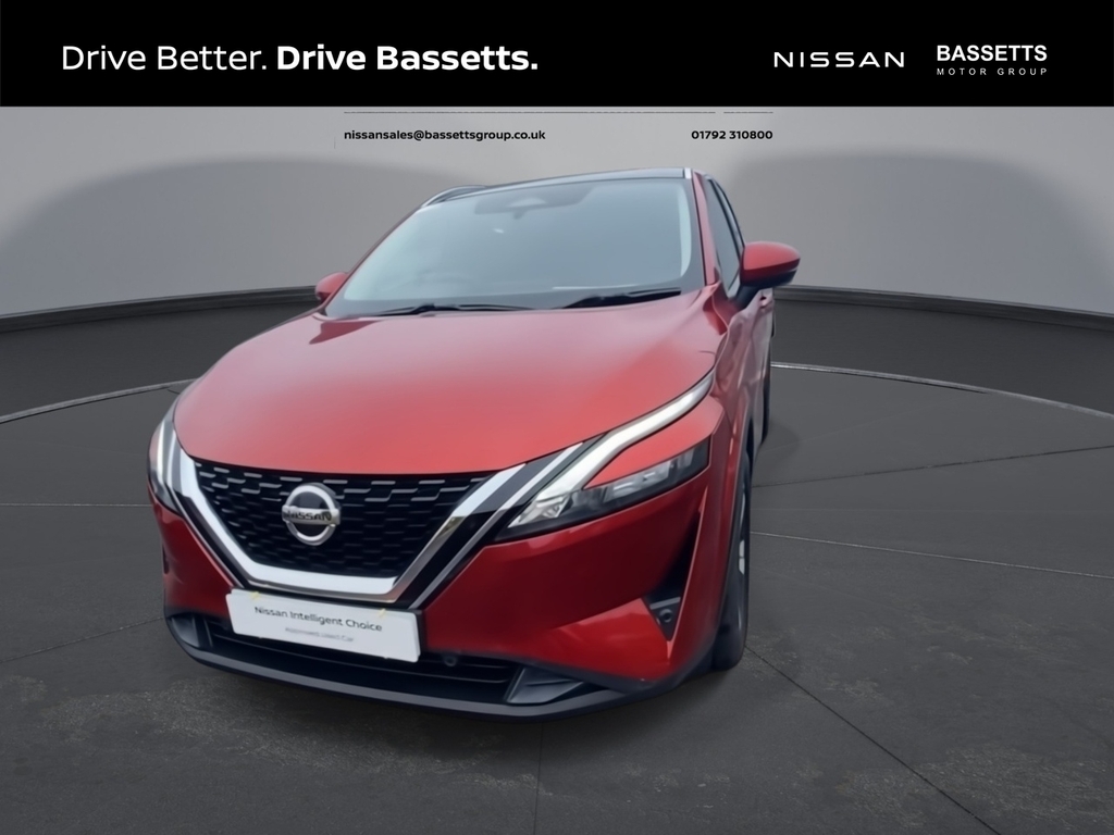 Nissan Qashqai Dig-t N-connecta OV23WXU Red #4