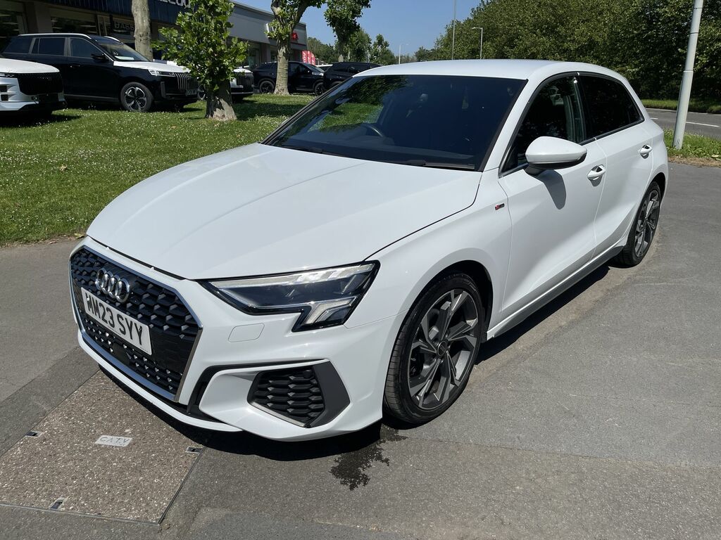 Audi A3 Sportback Tfsi S Line MM23SYY White #3