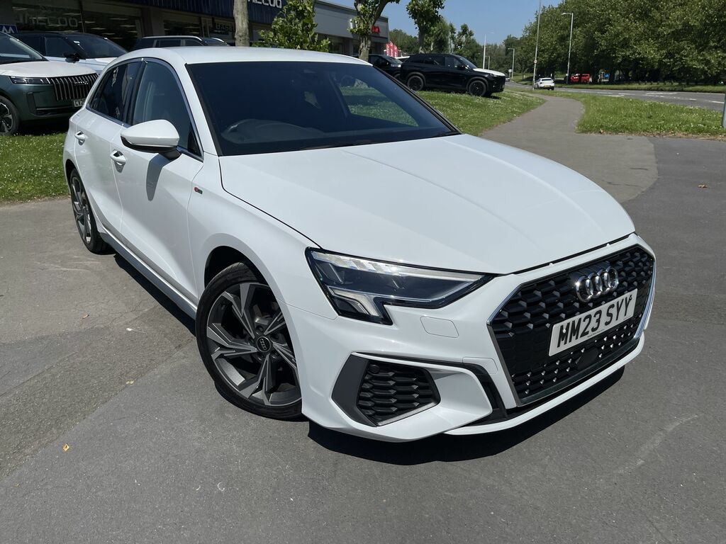 Audi A3 Sportback Tfsi S Line White