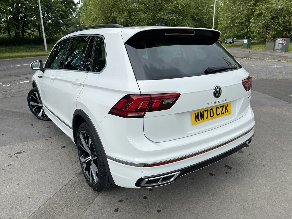 Volkswagen Tiguan R-line Tdi 4Motion Dsg MW70CZK White #6