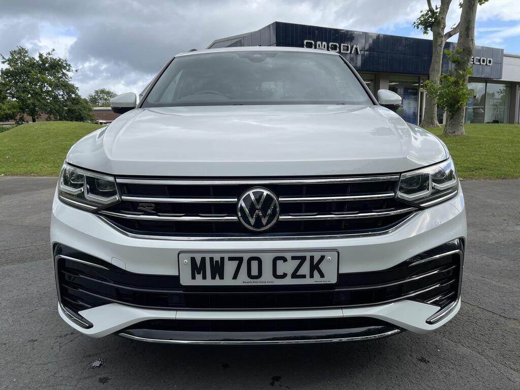 Volkswagen Tiguan R-line Tdi 4Motion Dsg MW70CZK White #2