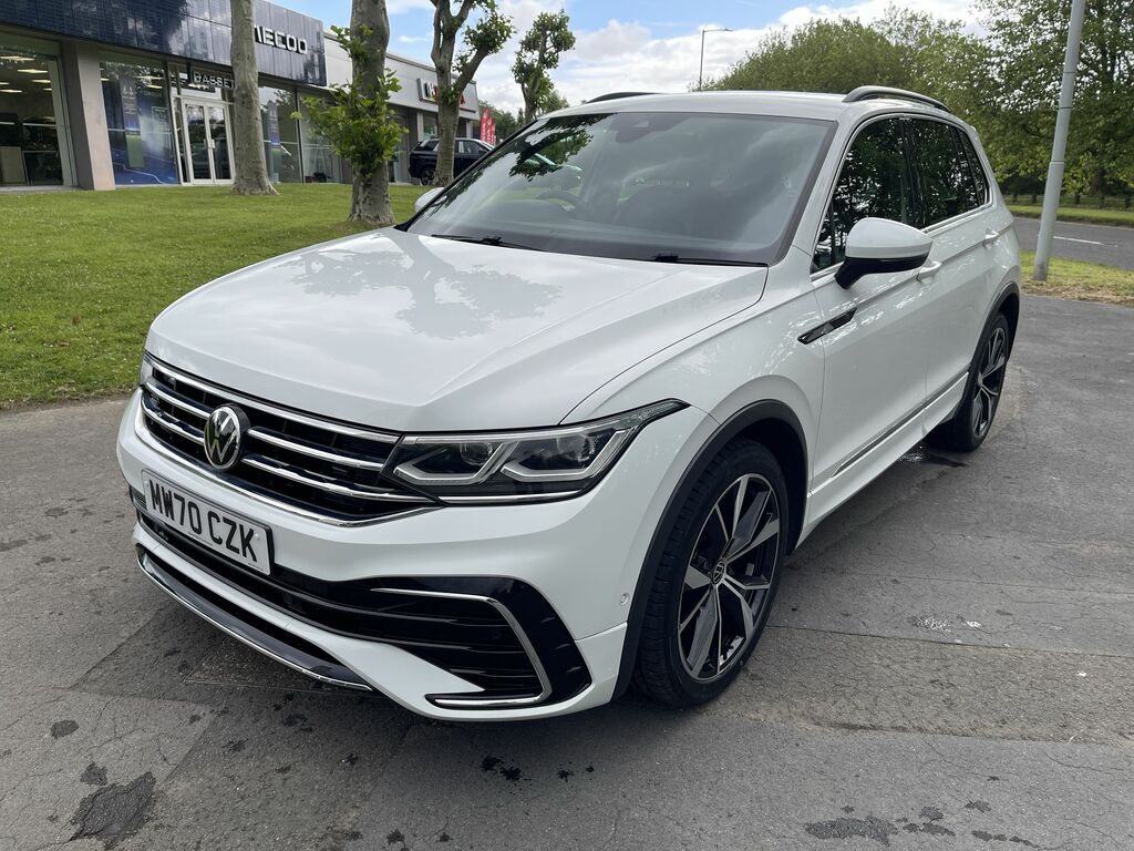 Volkswagen Tiguan R-line Tdi 4Motion Dsg MW70CZK White #3