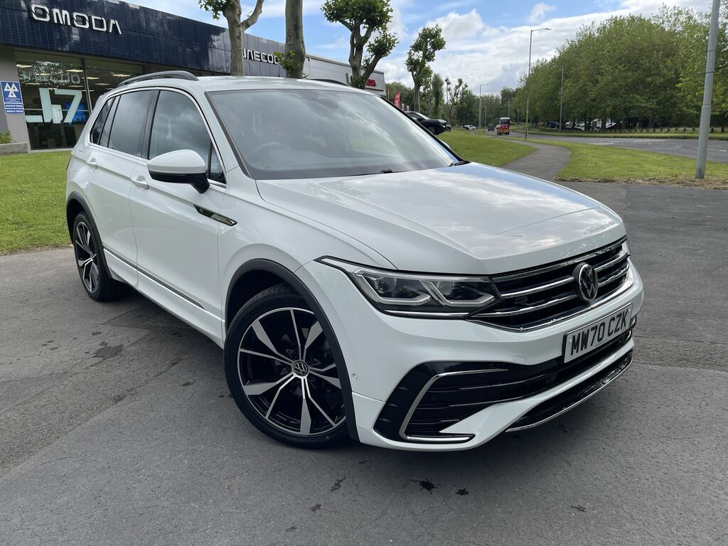 Volkswagen Tiguan R-line Tdi 4Motion Dsg MW70CZK White