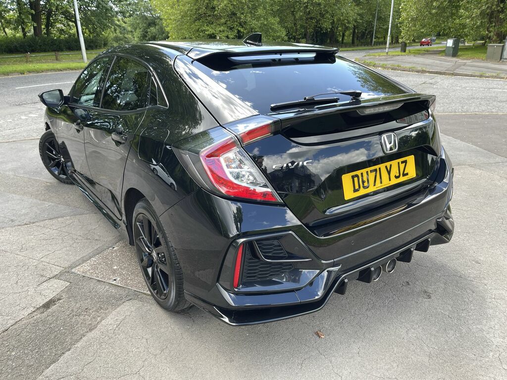 Honda Civic Vtec Sport Black #6