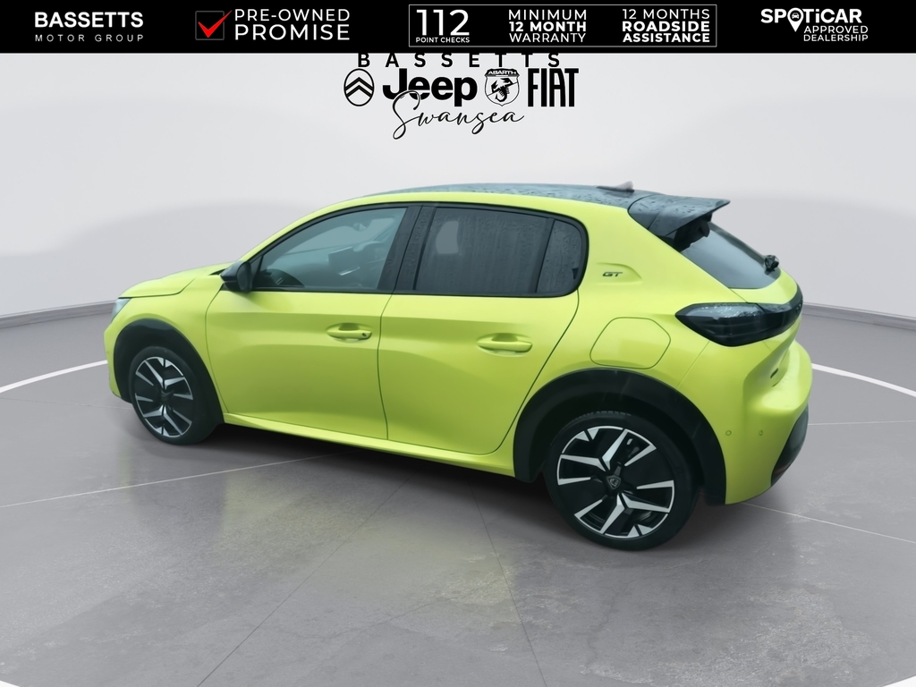 Peugeot e-208 Gt Premium Yellow #5