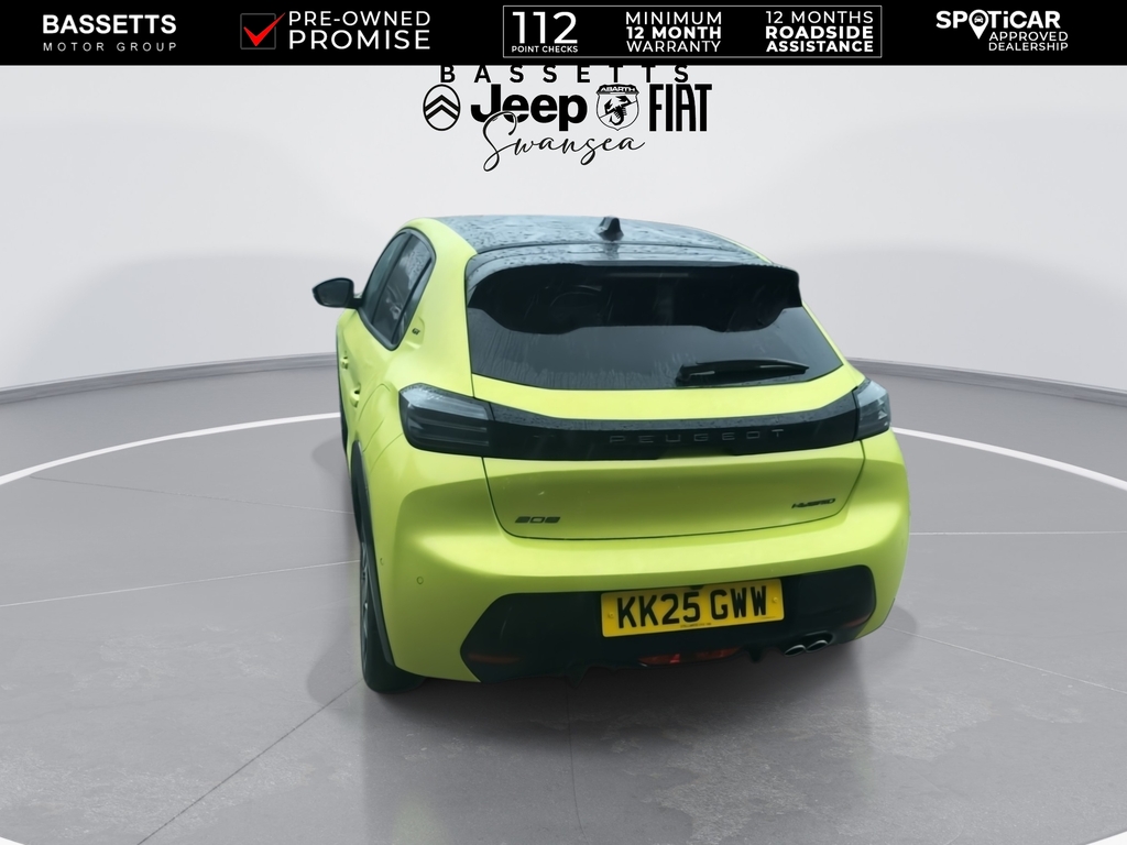 Peugeot e-208 Gt Premium Yellow #6