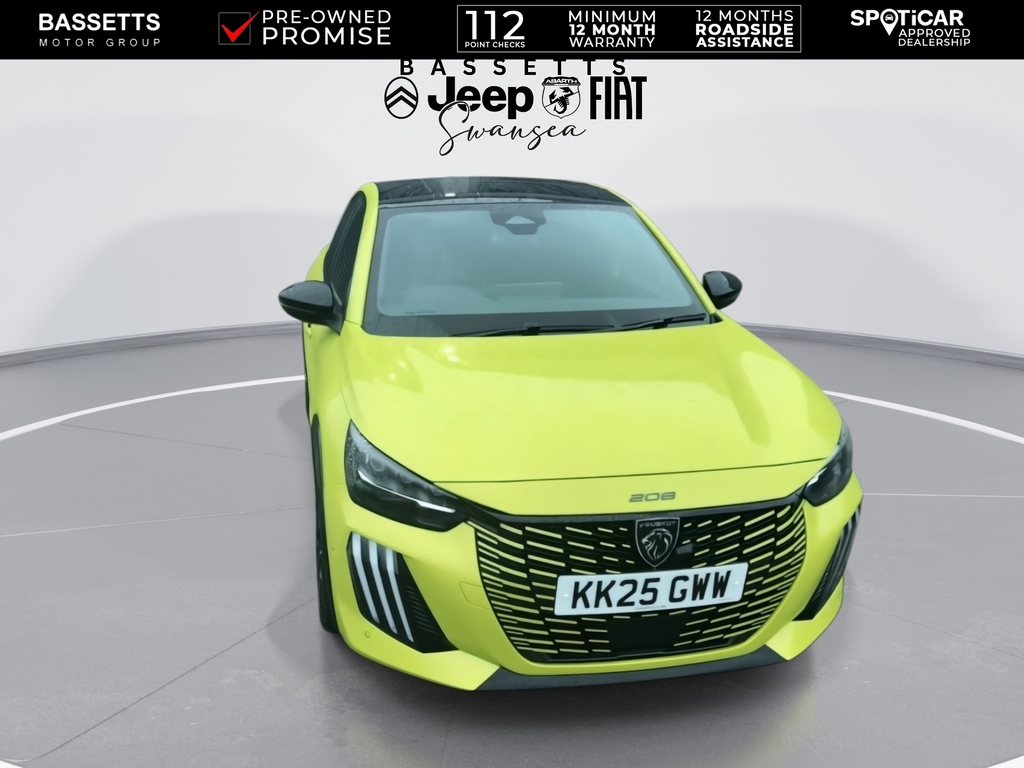 Peugeot e-208 Gt Premium Yellow #2