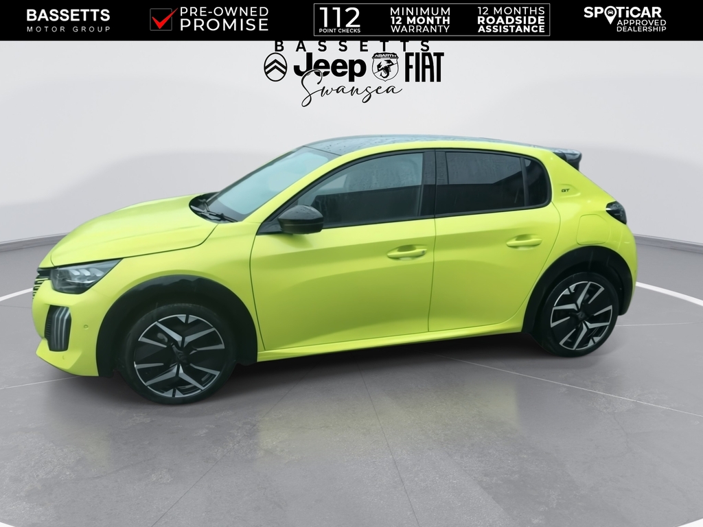 Peugeot e-208 Gt Premium Yellow #4