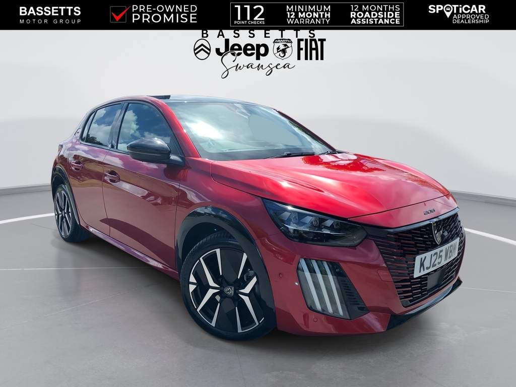 Peugeot e-208 Gt Premium Red
