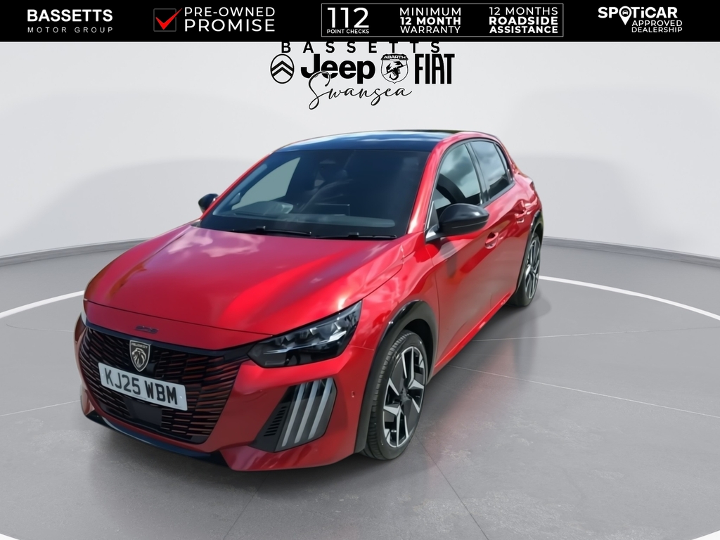 Peugeot e-208 Gt Premium Red #3