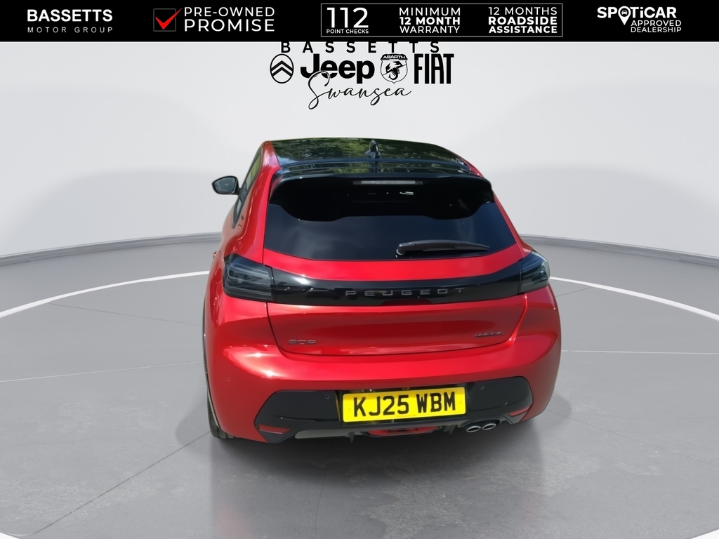 Peugeot e-208 Gt Premium Red #6
