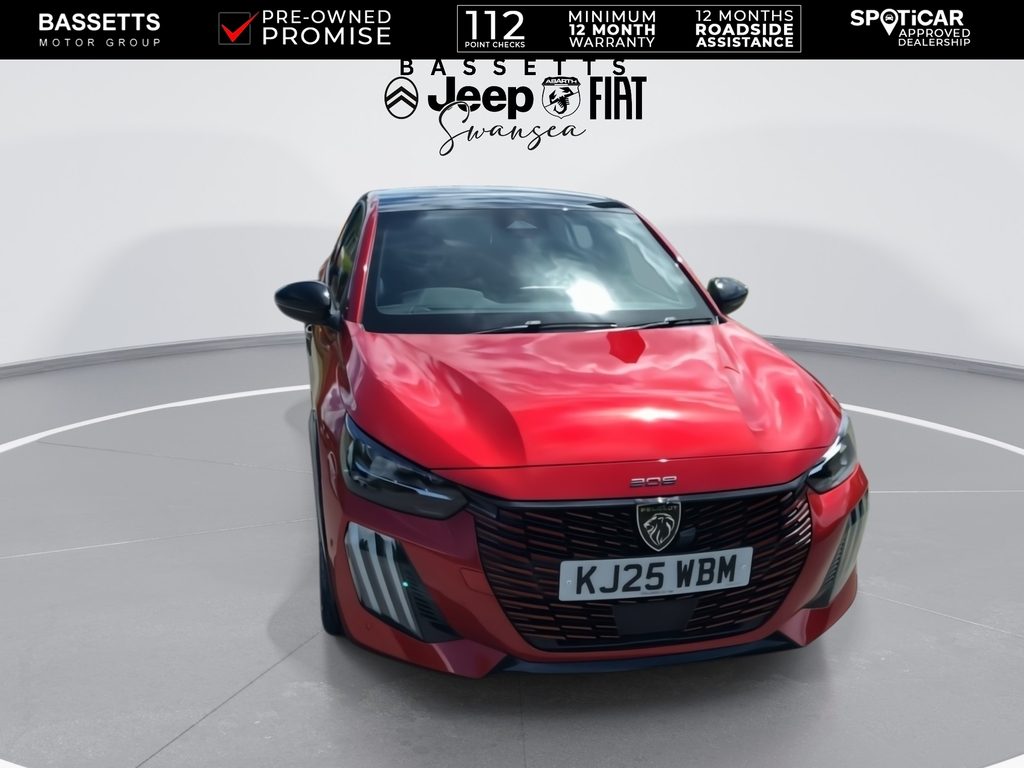 Peugeot e-208 Gt Premium Red #2