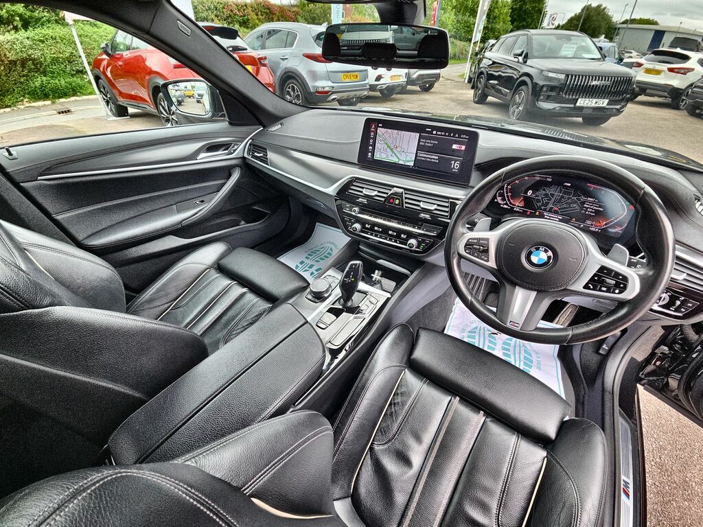 BMW 5 Series 520D M Sport Touring Blue #22