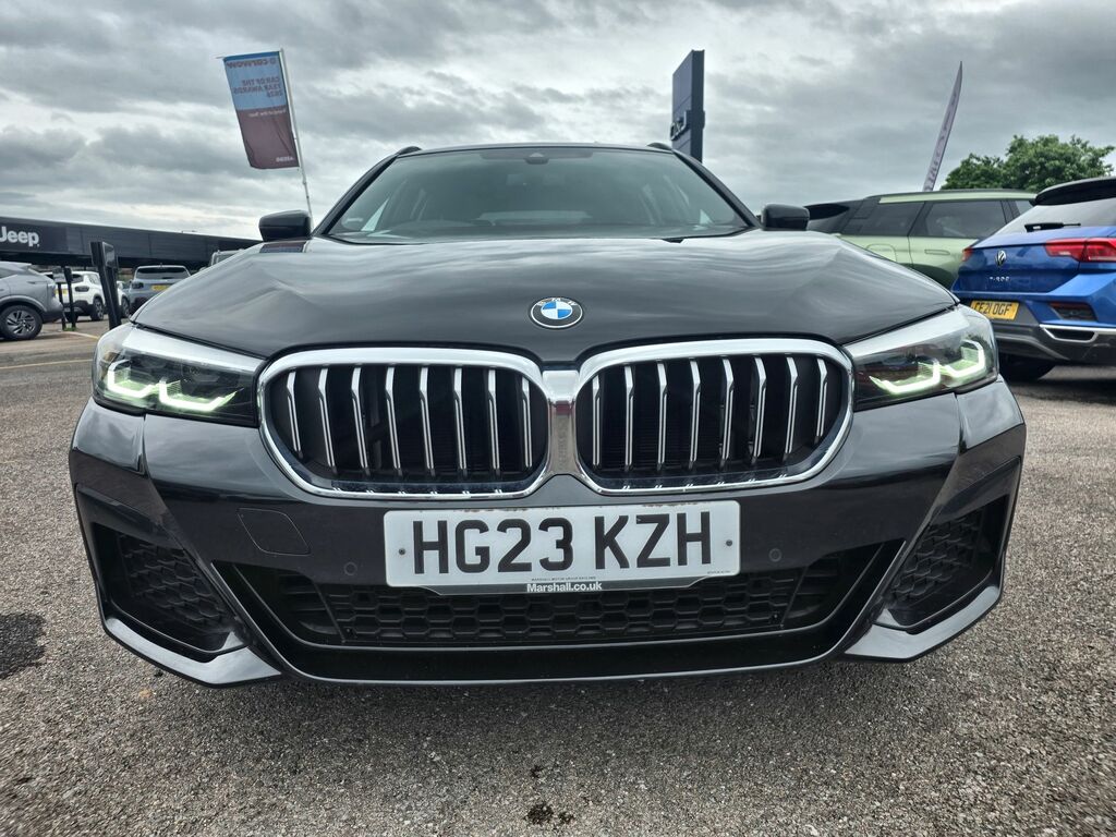 BMW 5 Series 520I M Sport Touring Black #4